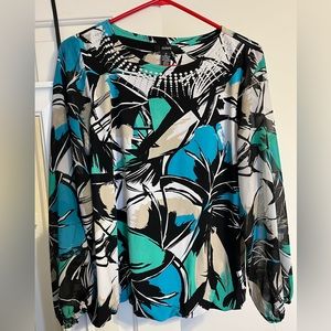 Multi colored work shirt